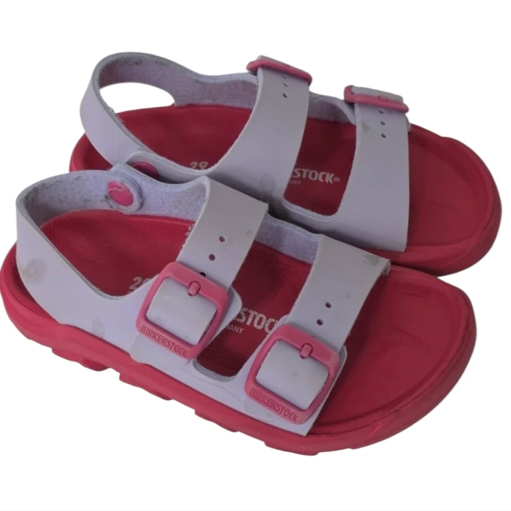 Birkenstock‎ Mogami Sandals Girl Euro 29  11-11.5 US  Pink Purple Buckle Straps